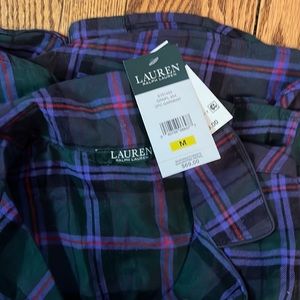 Plaid Ralph Lauren Pajamas.  med   NWT